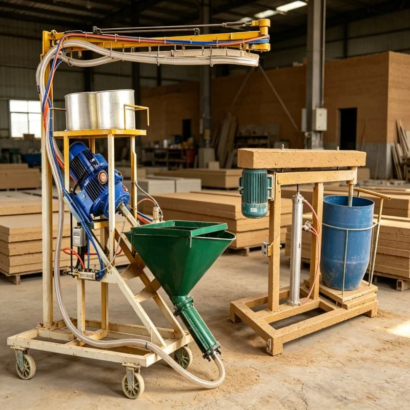 

GFRC Spray Machine 80L Hopper Electric Cement Mortar Sprayer Customized 380V for Bridge Pylon Foundation Concrete Plastering