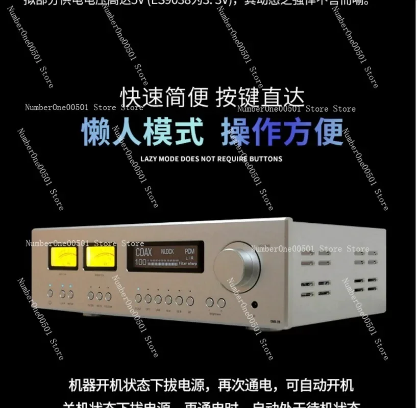 CMD29 MK2 Dual AK4499EX Balanced DAC Bluetooth 5.1 VU Meter DSD512 XLR Output