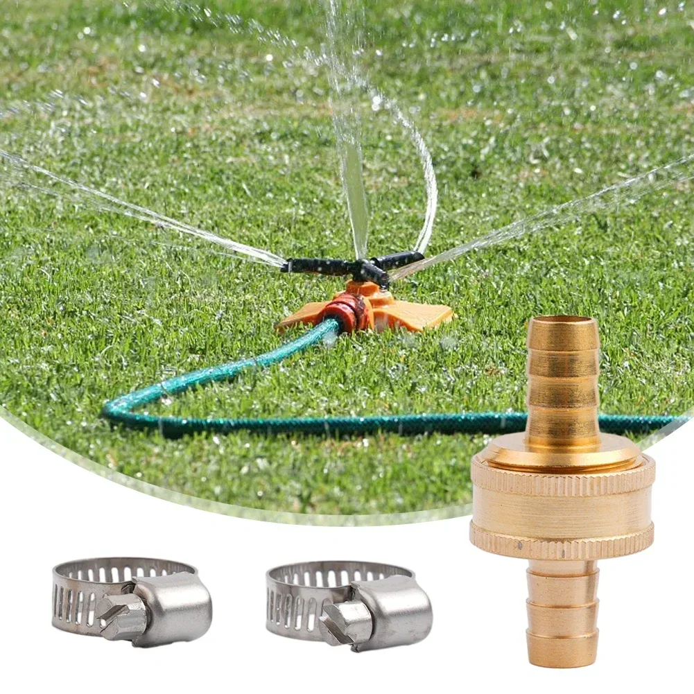 Tubo da giardino da 1/2 "Kit di riparazione dell'estremità del mendatore in ottone tubo di irrigazione connettore maschio femmina accessori per attrezzature per l'acqua da giardino per uso domestico