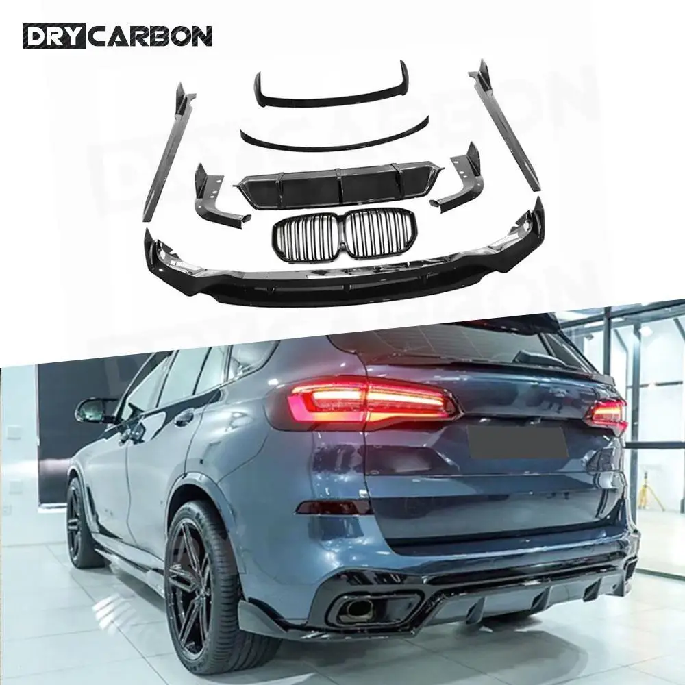 

G05 Car Styling Bodykit For BMW X5 M Sport Front Bumper Lip Rear Diffuser Splitters Aprons Side Skirts Rear Spoiler Accessories