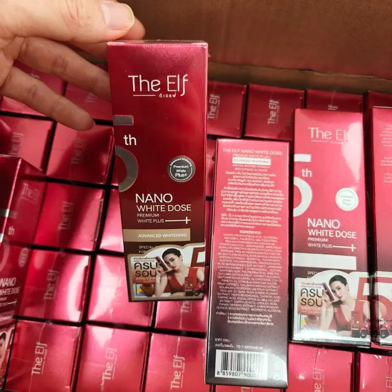 Serum the Elf Nano White Dose Truyen Trang Mo Tham - White Dose Gluta Brightening Essence Hydrating for Dry Skin Radiant Glow Up
