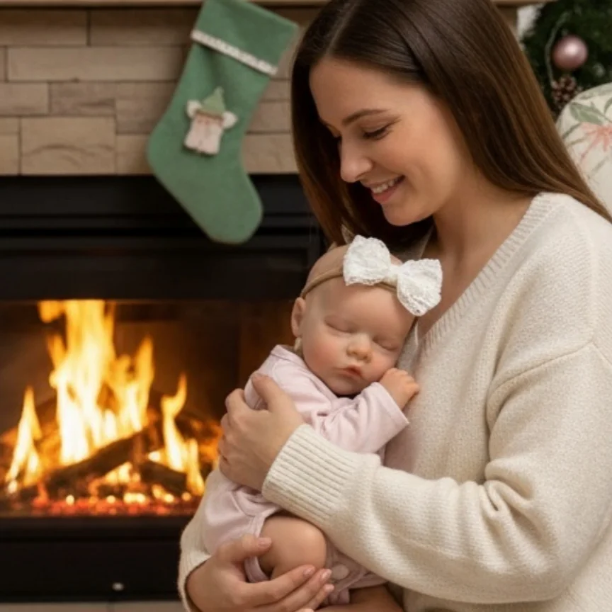 ตุ๊กตาซิลิโคนนุ่มแบบเปิดปากได้ ขนาด 42 ซม. ล้างทำความสะอาดได้ ตุ๊กตาเด็กผู้หญิงรีบอร์น ผิวทาสีเหมือนจริง ตุ๊กตาเด็กแรกเกิดเหมือนจริง ตุ๊กตาซิลิโคนรีบอร์น