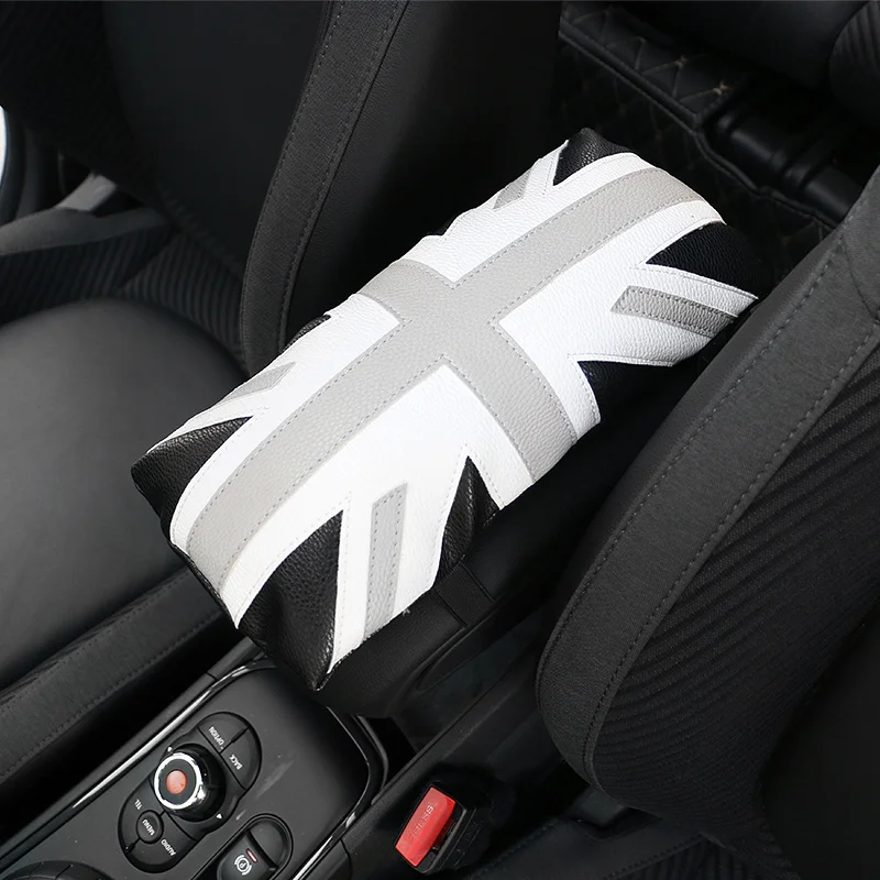 Car Central Armrest Increasing Pad PU leather Cushion Memory Cotton Cushion For Mini Cooper F55 F56 F54 F60 Interior Accessories