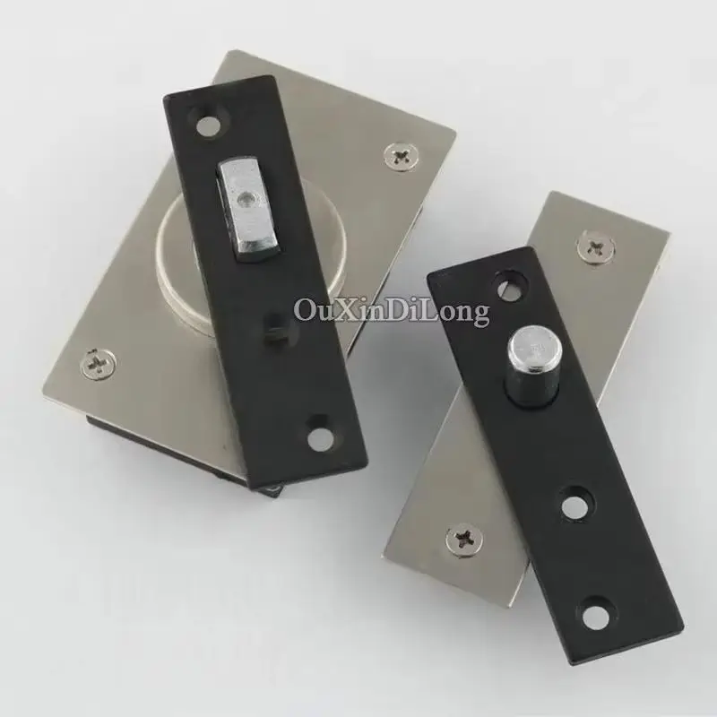 

Brand New 2Sets Stainless Steel Heavy Duty Door Pivot Hinges 360 Degree Rotary Floor Spring Door Hinges Install Up and Down