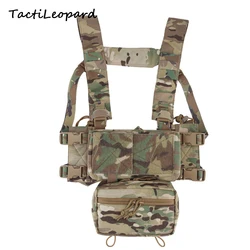 Tactical Micro Fight Chest Rig MK4 Chassis Fat&Back Strap 5.56 9mm Magazine Pouch Drop Sack Bag Outdoor Hunting Vest SS Style