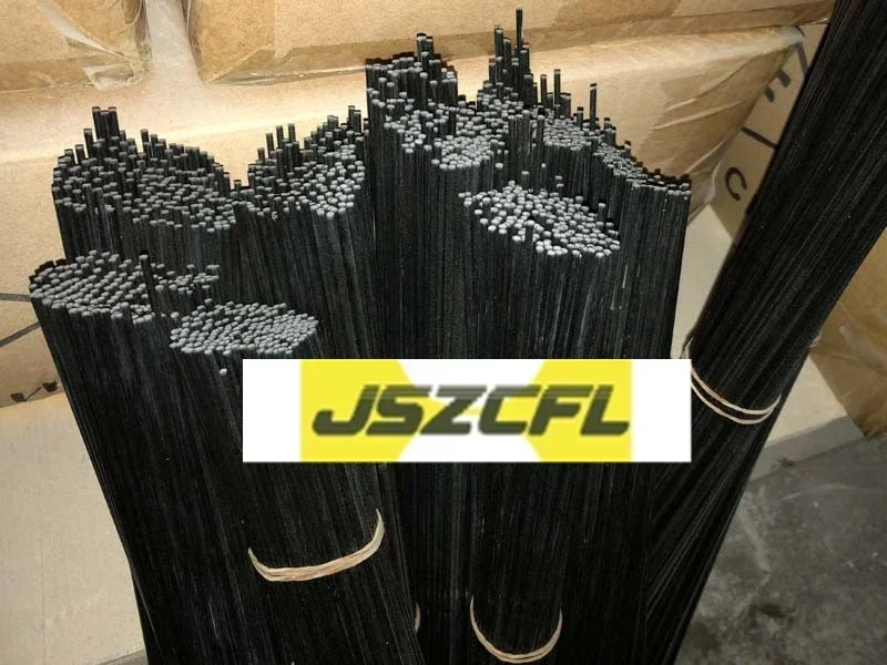 10pcs Black Glass Fiber Rod 0.8mm/1mm/1.2mm/1.5mm/1.6mm/2mm/2.8mm/3mm/4mm/5mm/6mm/6.3mm/7mm/8mm Diy Fiberglass Rod Lenght 600mm