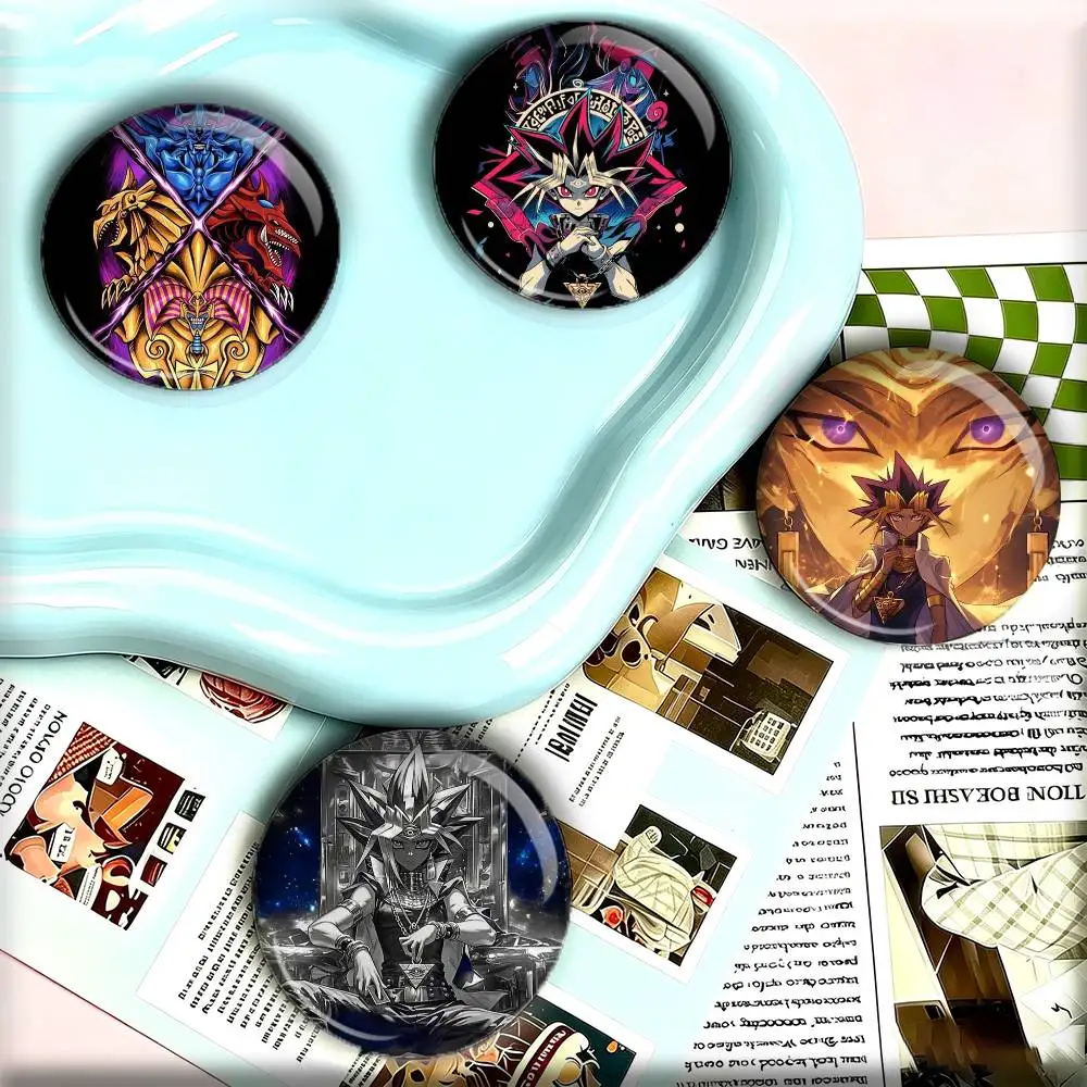 Anime Y-Yu Gi Oh Yugioh  25mm 32mm 44mm 58mm 75mm Brooches Badges Pins for Accessories Gift