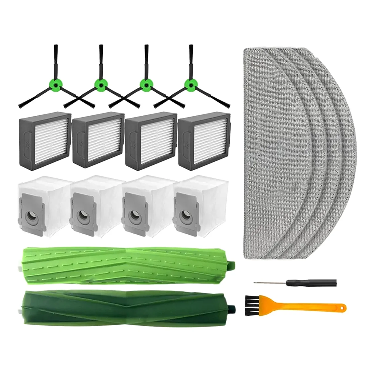 

A57I Совместимость с Combo I5, I5+, J5, J5 Plus Запасные части Аксессуары Основная боковая щетка Фильтр Швабра Мешок для пыли A