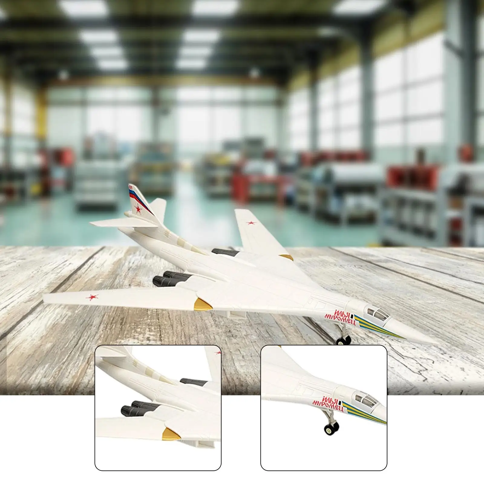 

Масштабная модель самолета Ту-160 (1:100) из литого металла, ретро-бомбардировщик, игрушка для мальчиков, развивающий подарок