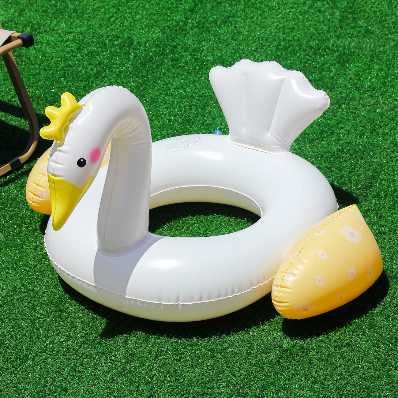 1 Stück Swan Pool Floats Sommer-Schwimmring, Strand- und Pool-Schwimmhilfe, Wassersicherheitsgea, Strandspielzeug für Poolparty