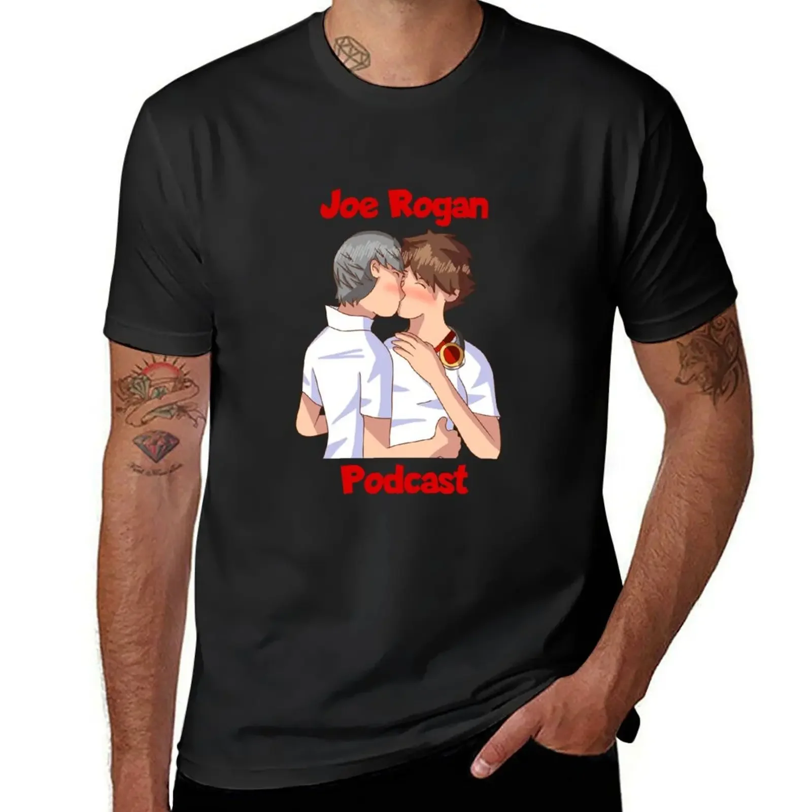 

Souyo JR Podcast shirt T-Shirt vintage t shirts quick drying blue archive mens vintage t shirts