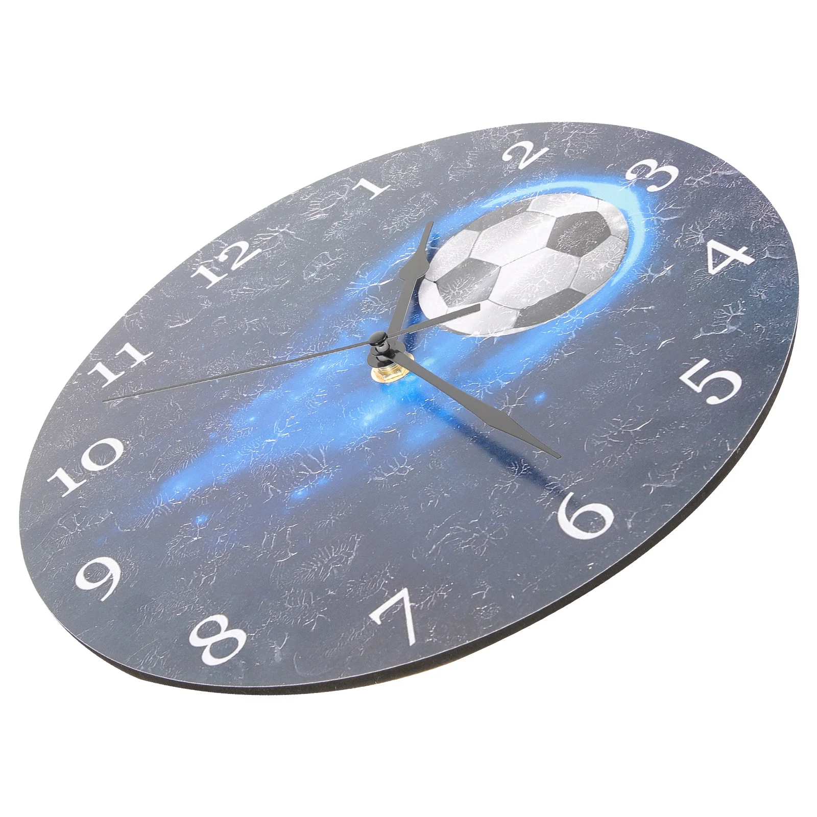 

1pcs Football Wall Round Silent Operated Mute Hanging Clock For Living Room Bedroom Office Home Decor Wall Clock