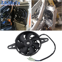 Engine Parts Motorcycle Accessories Radiator Fan Cooling Fans Dirt Bike 50-250cc Oil Cooler ATV Motocross 12V Enduro Electrofan