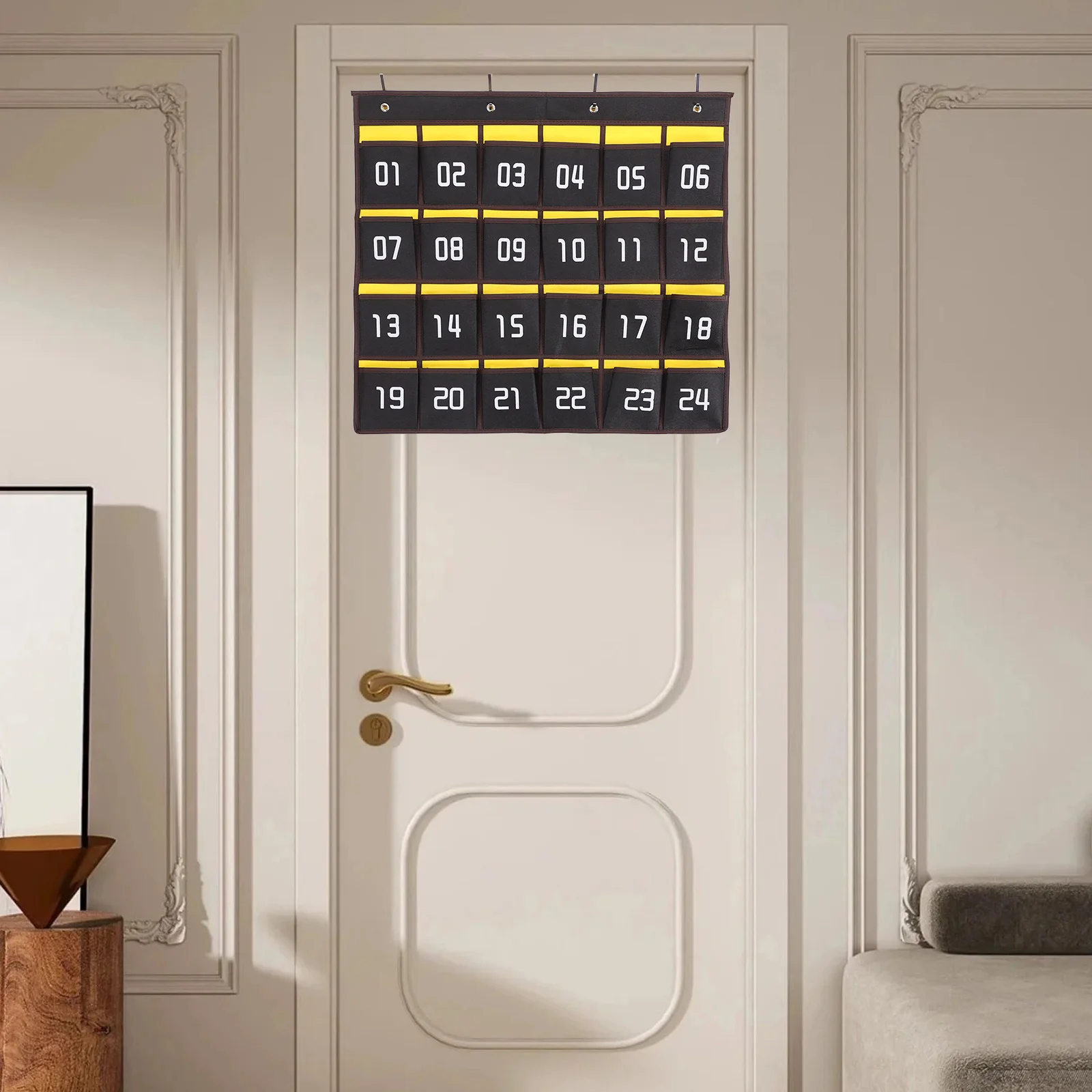 

Phone Storage Bag Classroom Hanging Organizer Large Capacity Cell Phone Holder Over Door Small Item Pocket Organizer