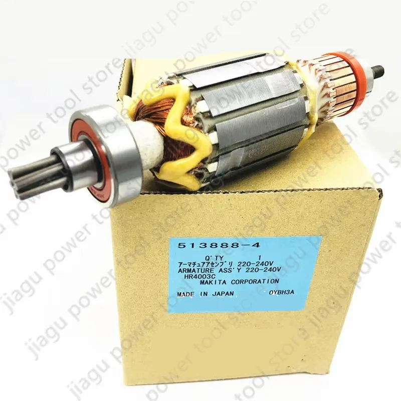 

Armature Rotor 220-240V replace For Makita 513888-4 HR4003C HR4013C Parts electric tools