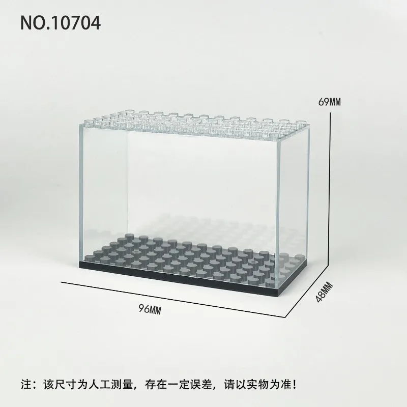 Building block doll display box acrylic transparent dust-proof doll compatible Lego doll storage box - view 6
