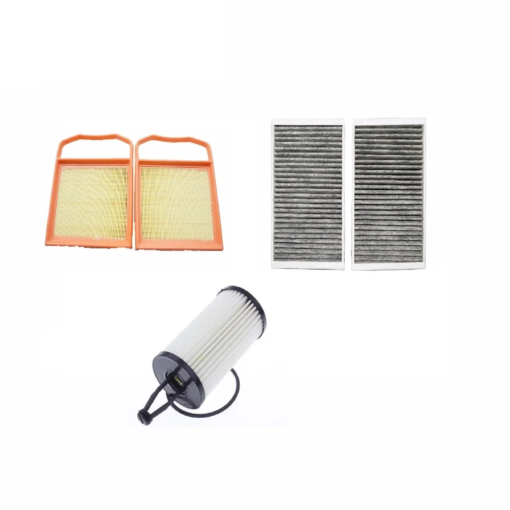 Air Filter Cabin Filter Oil Filter Fit For Mercedes GL X166/GLC X253 C253/GLE W166 C292/GLS X166 W166/R-CLASS W251V251 Model