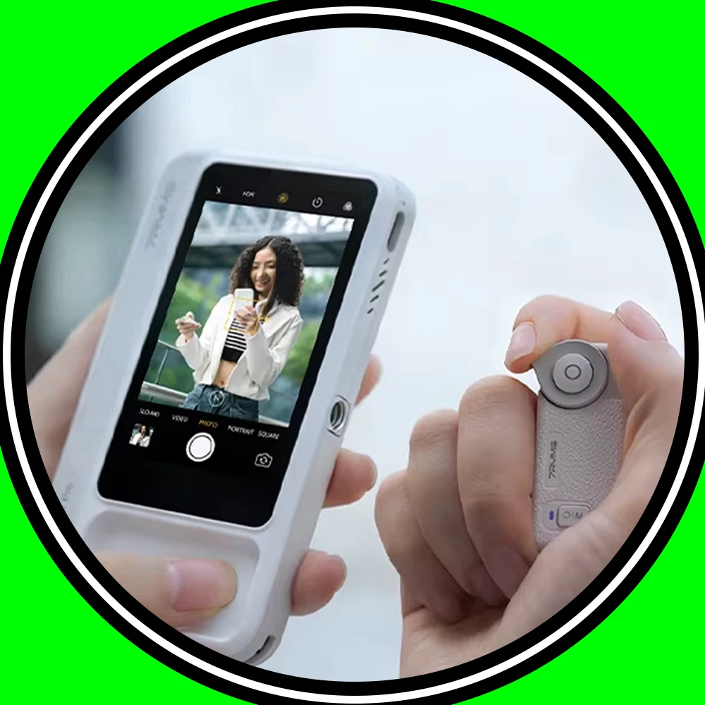 

7RYMS QShot V2/V2 Pro Magnetic Selfie Live Streaming Vlog 3.1inch 480*800 IPS Display Screen Wireless Photo For iPhone Android