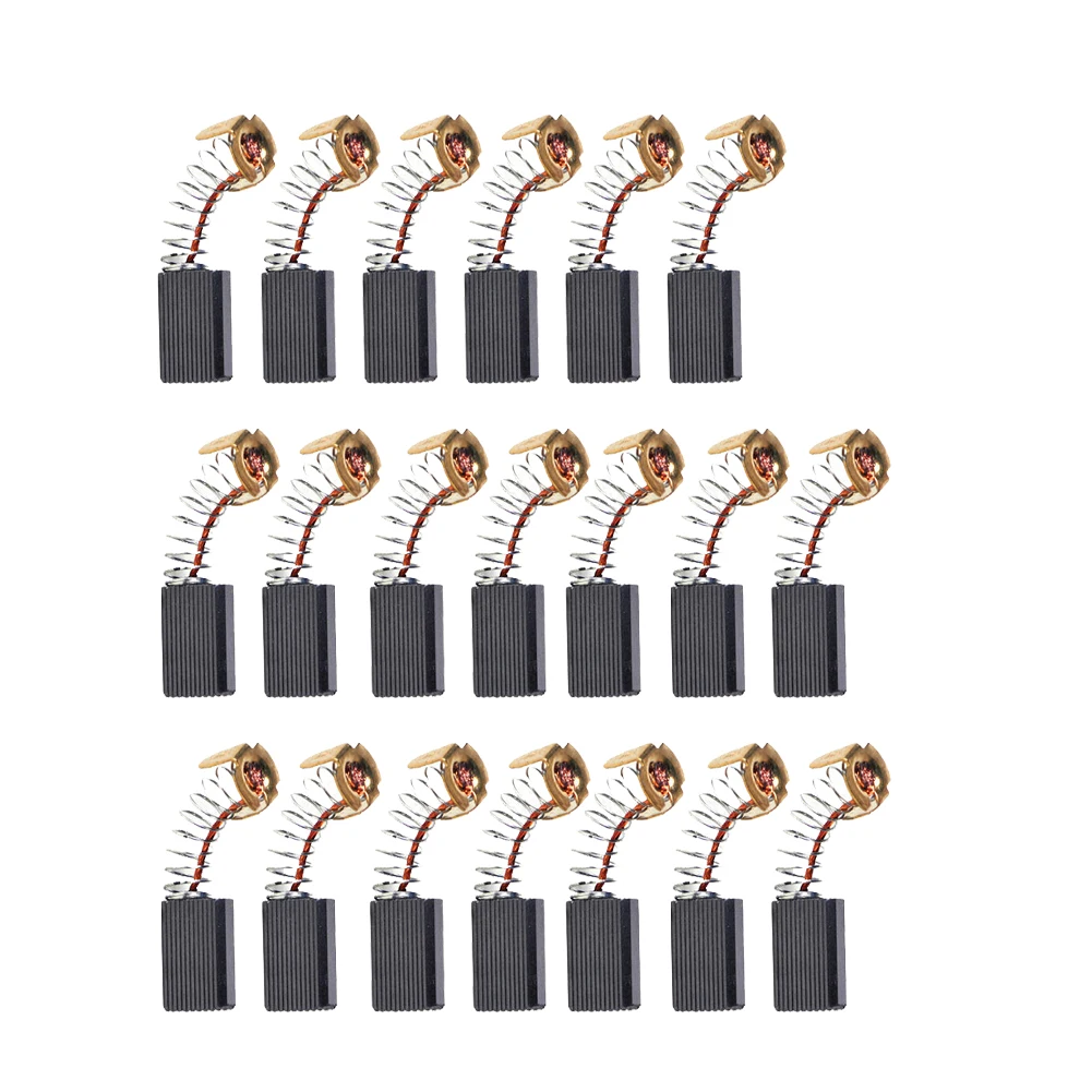 ชุดแปรงถ่าน10ชิ้นสำหรับเปลี่ยน CB103ไม้จิ้มไฟฟ้าขนาดเล็กแบบหมุนลูกหมูแปรงถ่าน