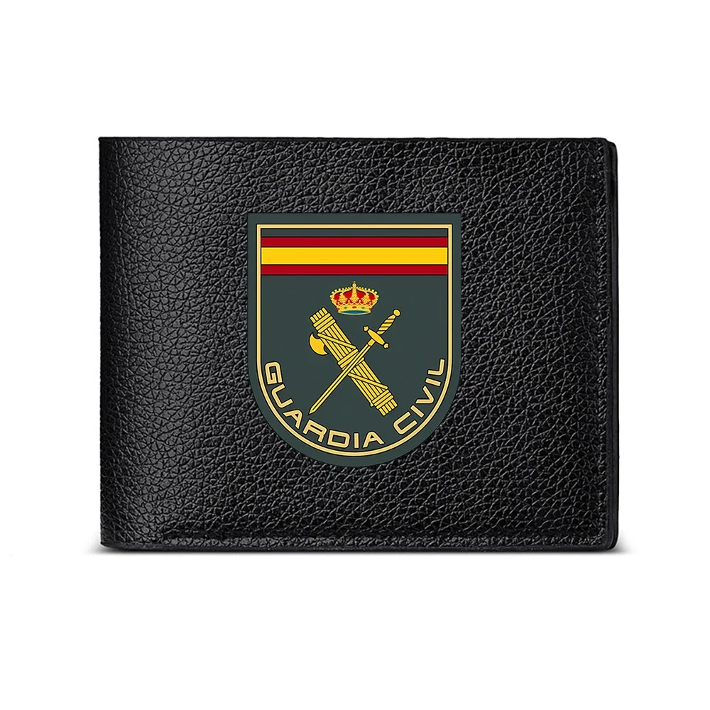 Guardia Civil Emblem Men's Wallet Card Holder Casual Business Fashion Print Design