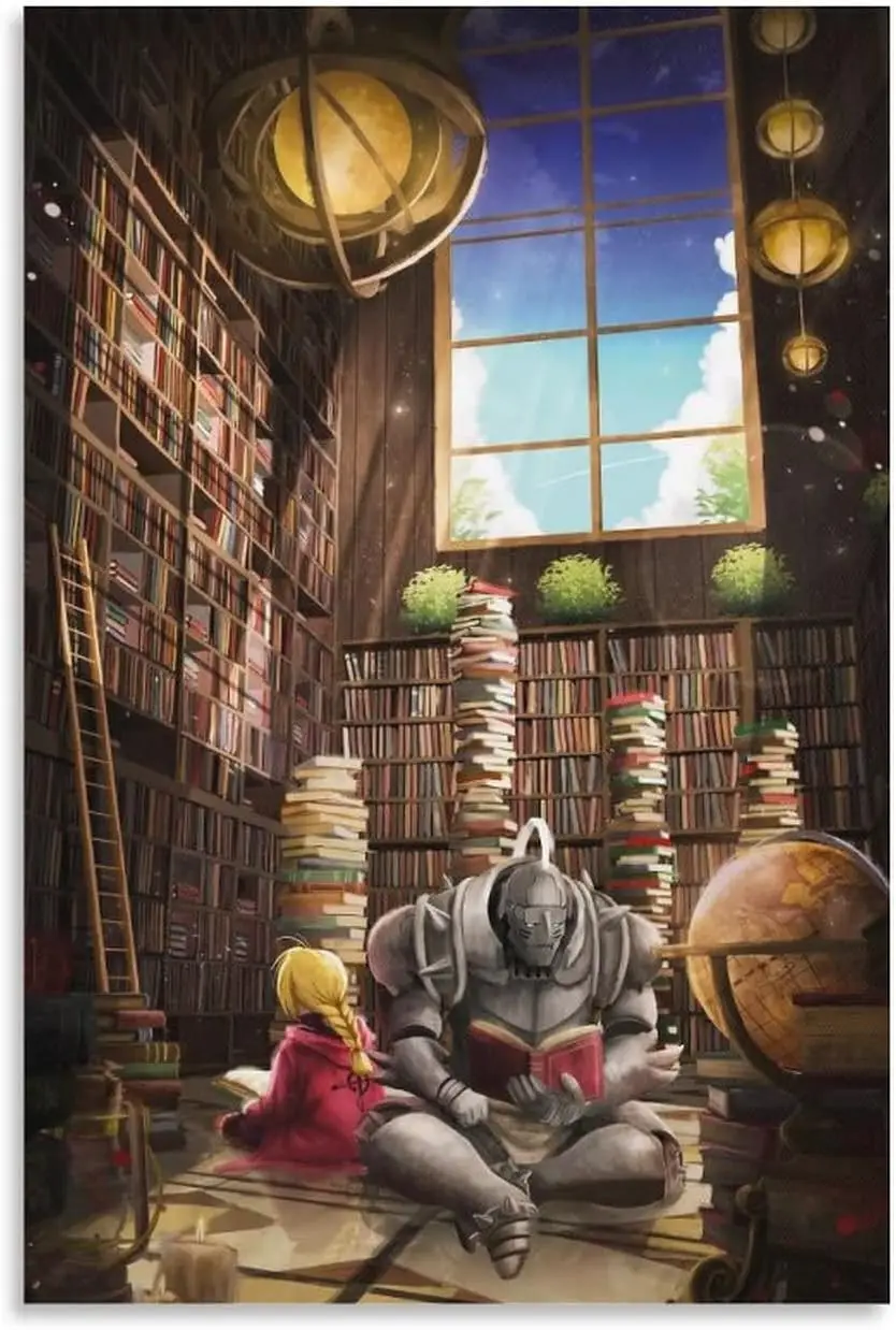 SIPMAN Fullmetal Alchemist Canvas Print Home Decorations Posters for Room Aesthetic Wall Art Poster Unframe 12x18inch(30x45 sign