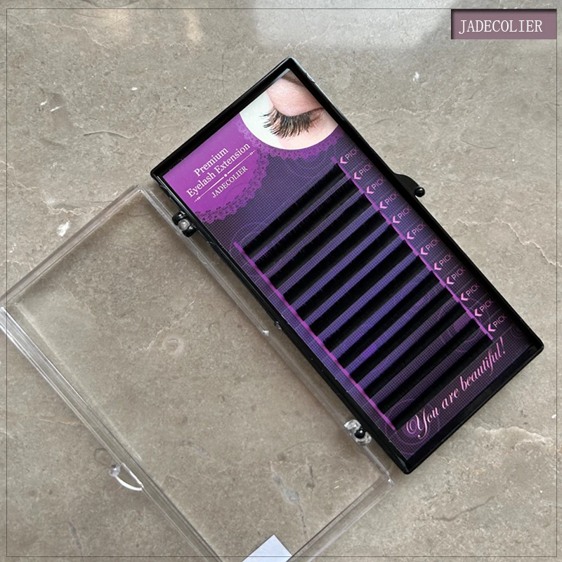 New 4 trays/lot C D Curl synthetic mink eyelash extension high quality Professional individual false eyelash beauty makeup tool
