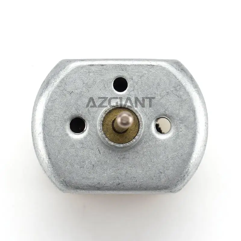 10 قطعة طول المحور 66.8 مللي متر 12 فولت موتور تيار مستمر فرشاة الكربون النحاس مقشر سبائك الألومنيوم البلاستيك الغطاء الخلفي أبيض جديد #6