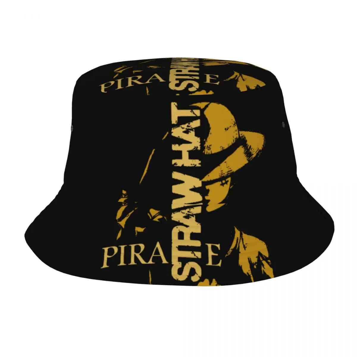 Vocation Getaway Headwear One Piece Straw Hat Pirate Stuff Bucket Hats Men Women Sun Hat Bob Hat UV Protection Fisherman Hats