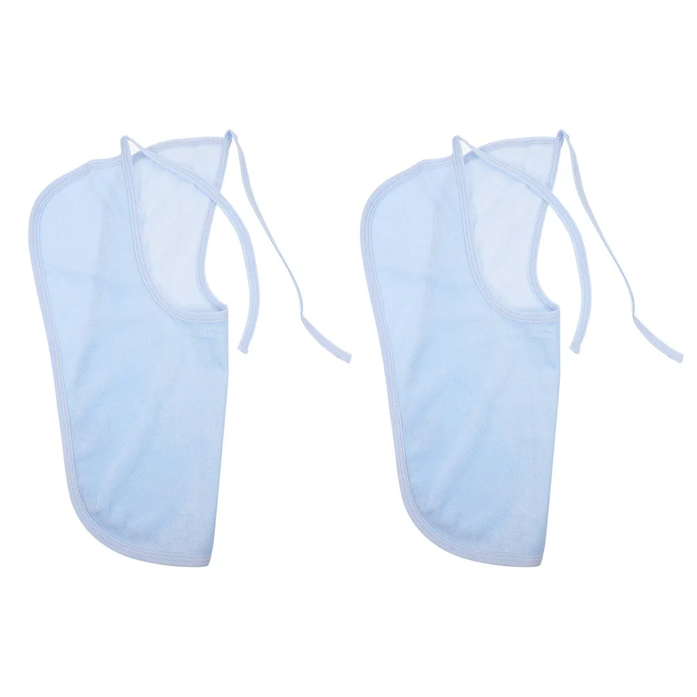 

2Pcs Elder Saliva Wipes Portable Reusable Adults Napkin Mouth Cleaning Burp Cloth Elderly Waterproof Adult Apron