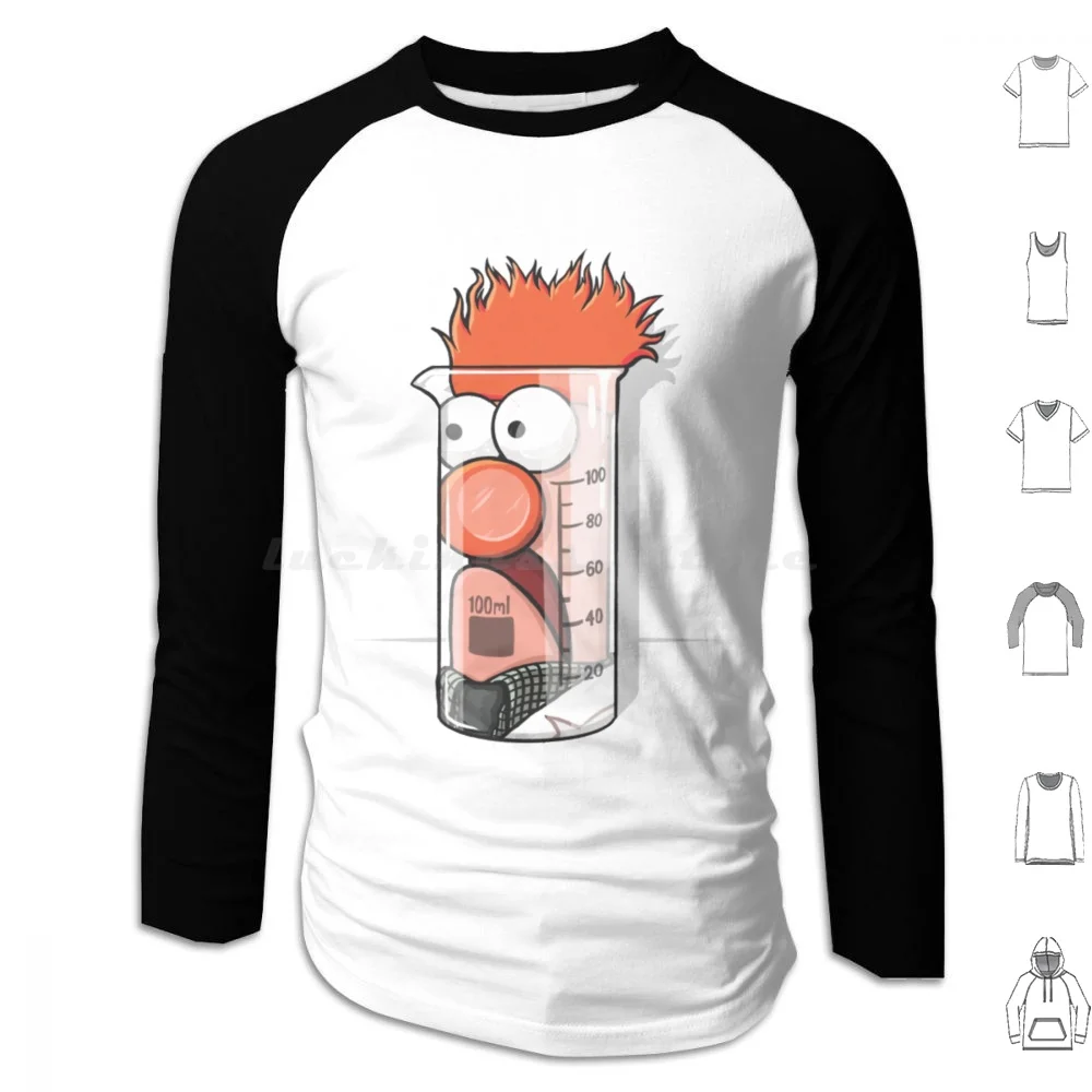 كوب العلوم هوديي القطن طويل الأكمام الحيوان الطبال عرض الحيوان الطبال عرض الحيوانات الأليفة الطبول أصبع كوب #1