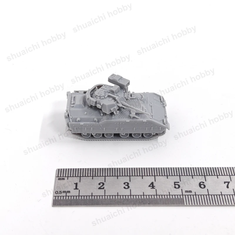 5PCS M3A1 Tracked Armored Fighting Vehicle Model 1/144 Scale Medium Infantry Battle Vehicles DIY Assembly Parts for Collection