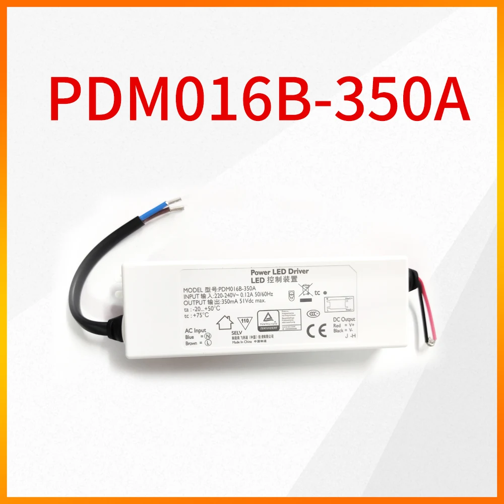 Original Power LED Driver PDM016B-350A Input 220V-240V 0.12A Output 350mA 51V Max LED Control Device PDM016B 350A