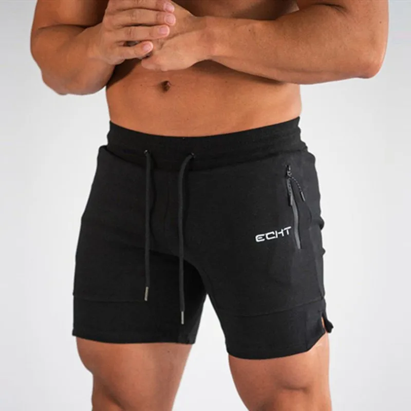 Shorts de Fitness pour hommes, pantalons courts de course, de jogging, d\'entraînement, de plage, de marque, avec poche zippée, nouvelle collection,