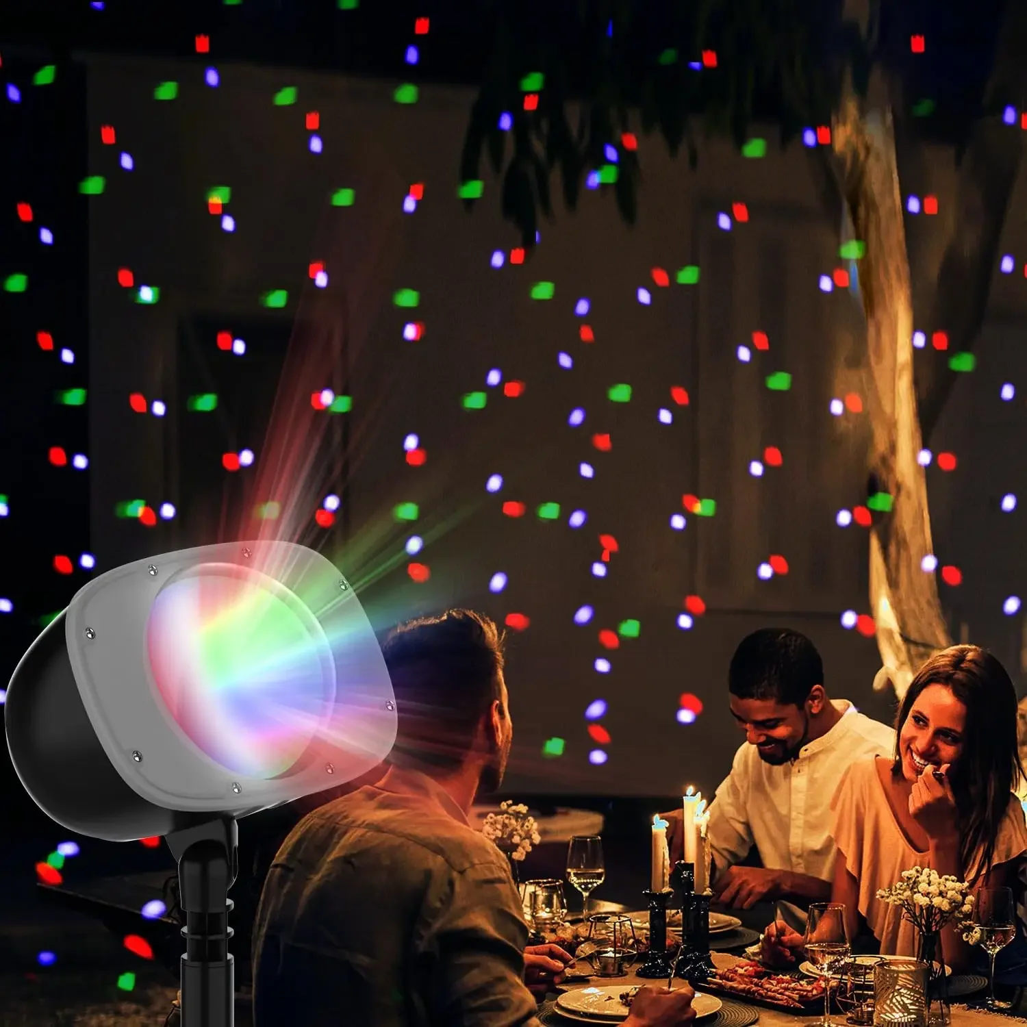 Weihnachten Schneefall Projektion Lichter Indoor Outdoor Urlaub Lichter mit Fernbedienung für Halloween Weihnachten Party Hochzeit