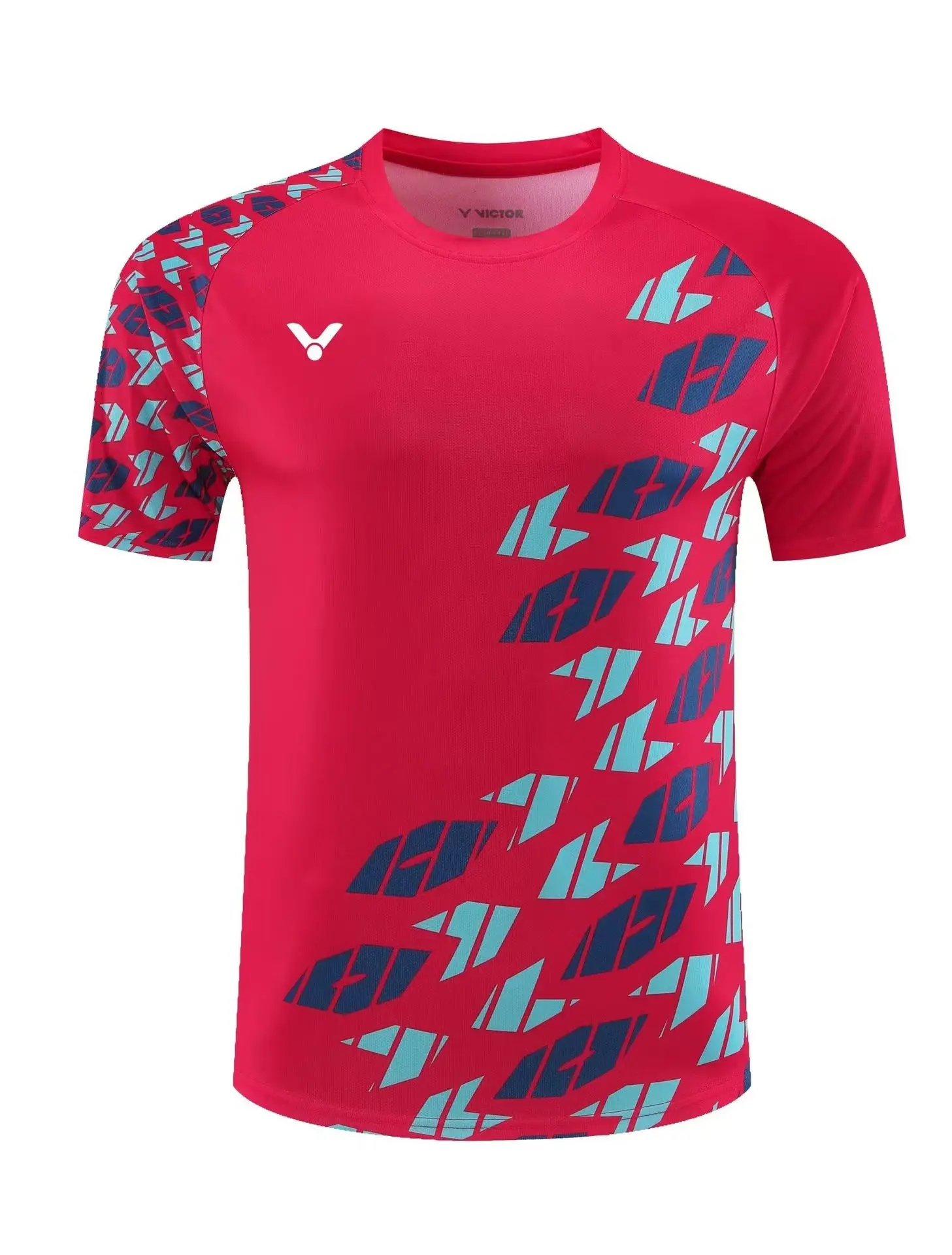 Customized men's and women's badminton T-shirt quick drying breathable light and comfortable can print LOGO tennis T-shirt