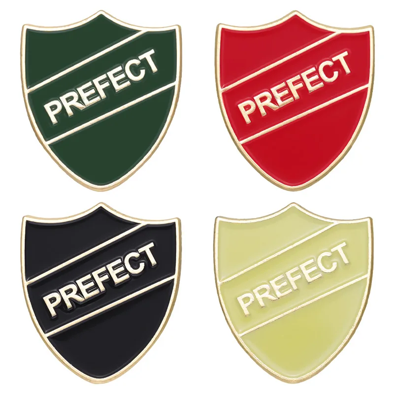 Fashion New Product Brooch Badge Versatile Shield Design English Captain Medal Pin Collar Pin Wholesale
