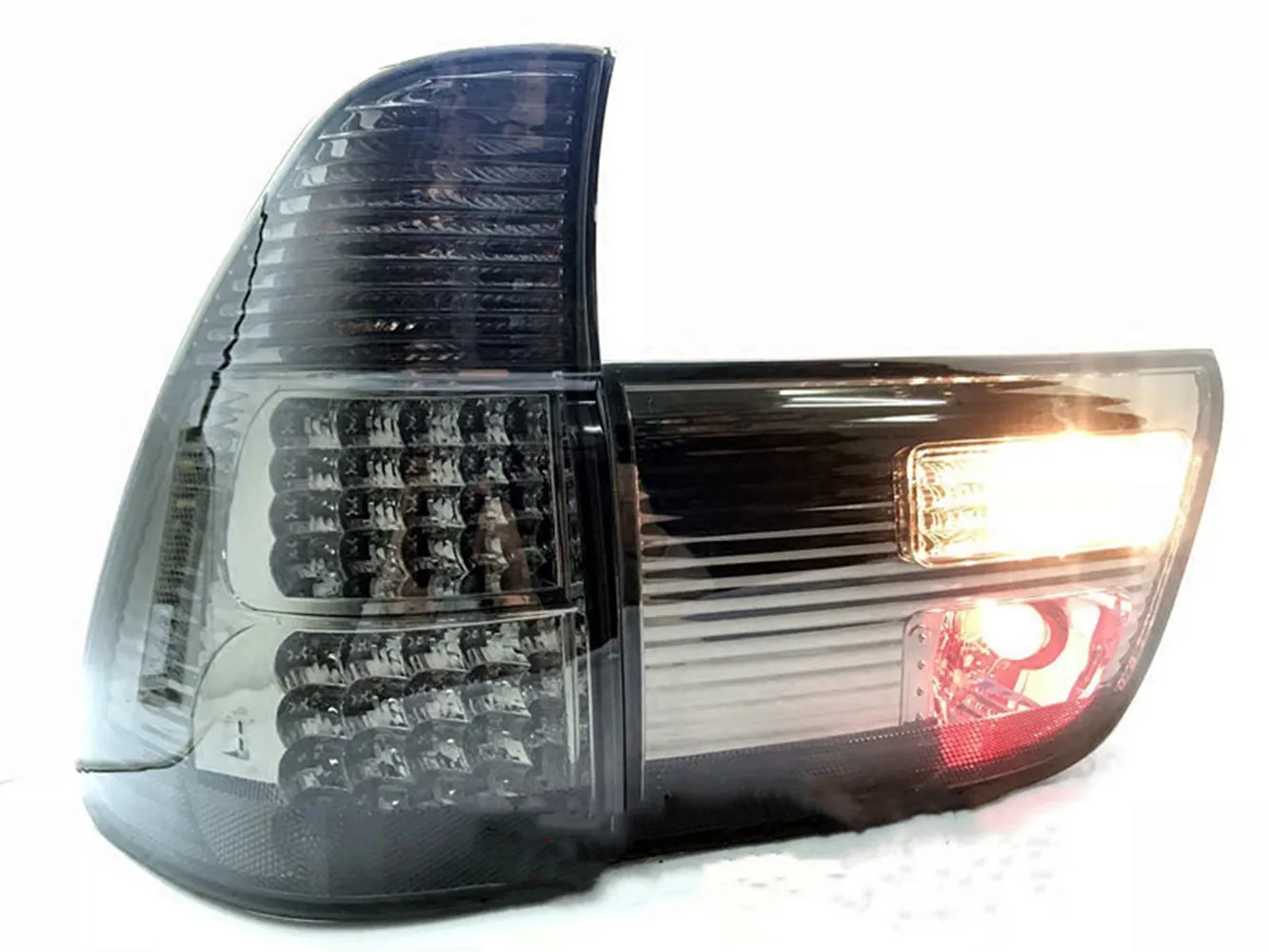 eOsuns led rear light reverse brake turn signal assembly for BMW X5 E53