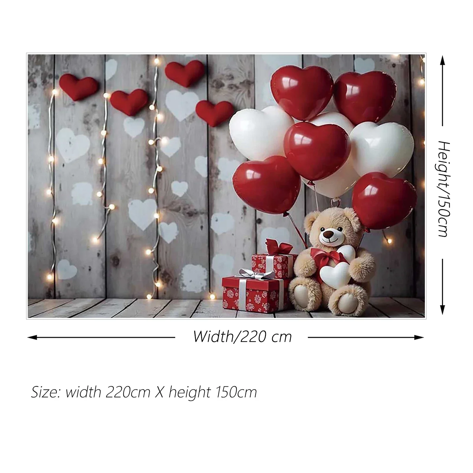 MOON.QG تيدي بير فتاة صبي حفلة عيد ميلاد ورق حائط للزينة ملصق خلفية فوتوزون خلفية التصوير استوديو الصور