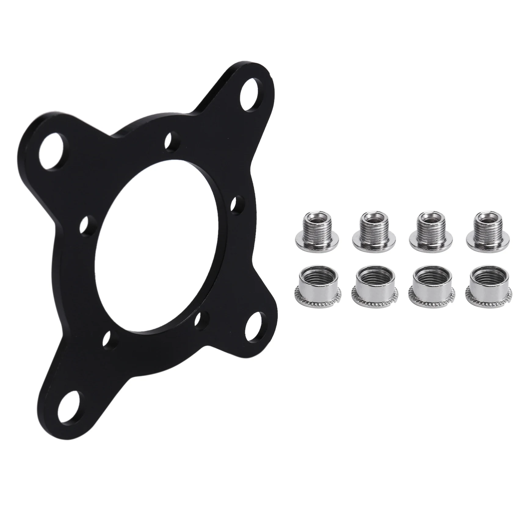 A88M Sepeda Listrik 104 BCD Chainring Adaptor Spider untuk Bafang Mid Drive Motor Bagian Aluminium Kekuatan Tinggi