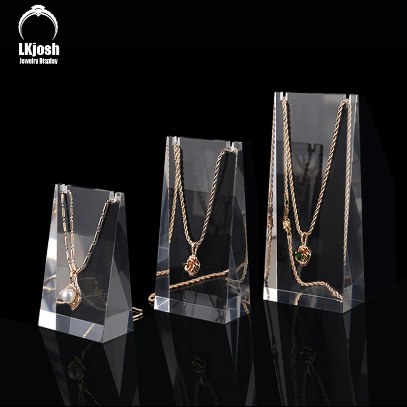 New Type of Necklace Pendant Atlast Transparent Chain Jewelry Display Rack Display Rack Display Rack