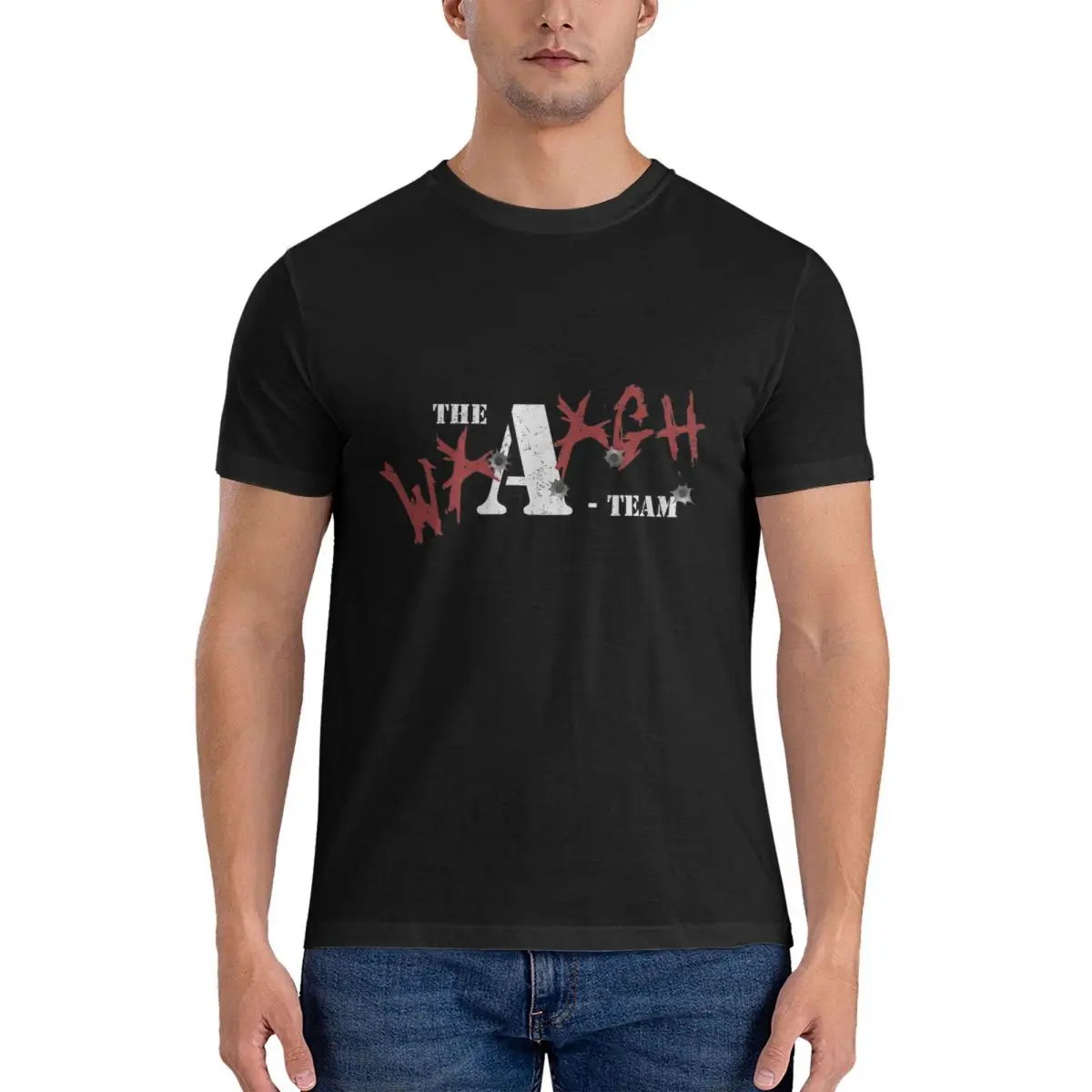 Men The WAAAGH Team T Shirts Ork waaagh 100% Cotton Hipster Round Collar Tee Shirt 6XL T-Shirt mens clothing tops fugees