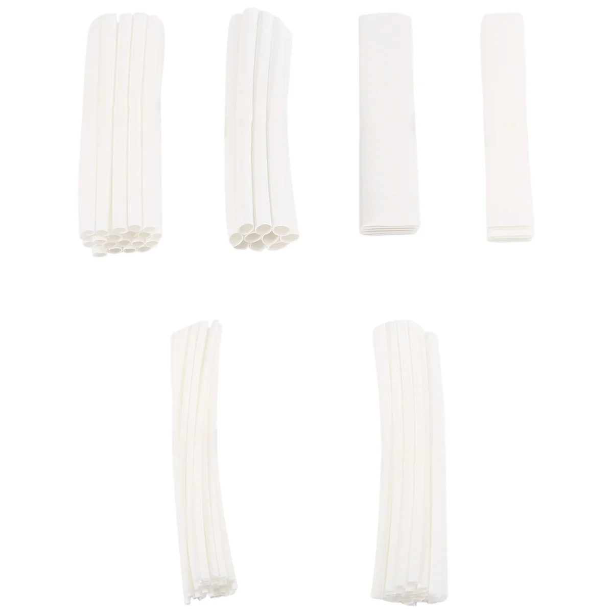 ABKM 100 pcs casing tabung heat shrink heat shrink tube warna: putih