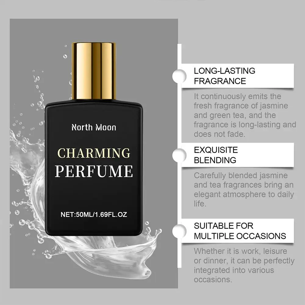 50ml Pheromone Charm Releases Perfume Men and Women's Mood Dating Atmosphere Is Natural Fresh Perfume Light Fragrance Lasting