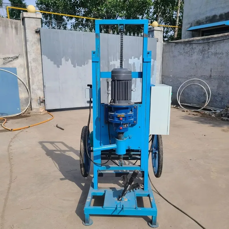 Practical Water Well Drilling Rig Compact Body Small Occupation Space Convenient Field Transportation In Countryside Farmland