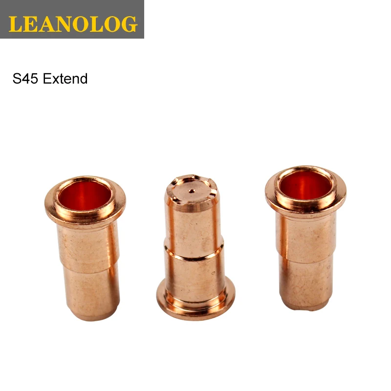 10PCS Inverter DC Plasma Cutter S45 Torch Trafimet Cutting Consumables  PD0103 Long Tip