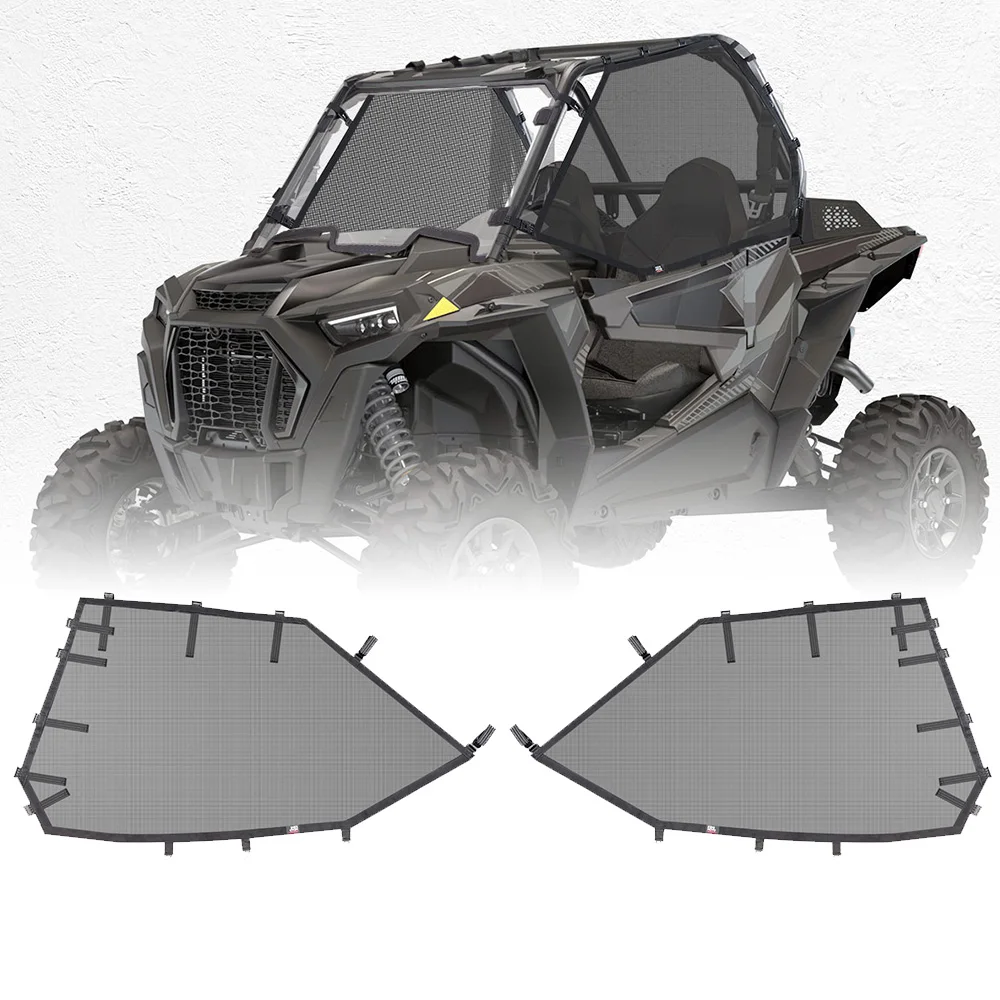 

RZR UTV Mesh Shield Protective Door Net Compatible with Polaris RZR XP 1000 / RZR XP Turbo 2014-2023 Roll Cage Side Window