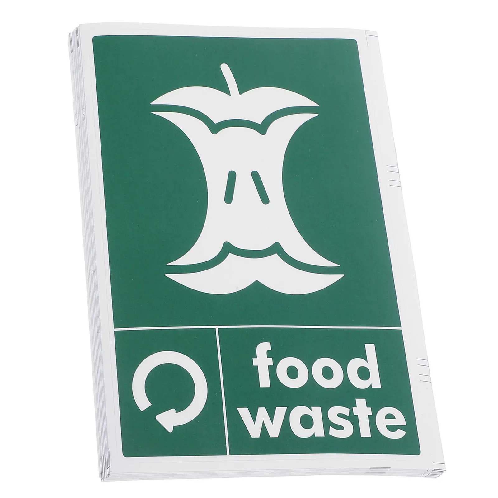 

10Pcs Recycle Stickers Pack: Creative Food Waste Bin Decals for Public Spaces Dustbin Labeling Kitchen Recycling Bins Easy