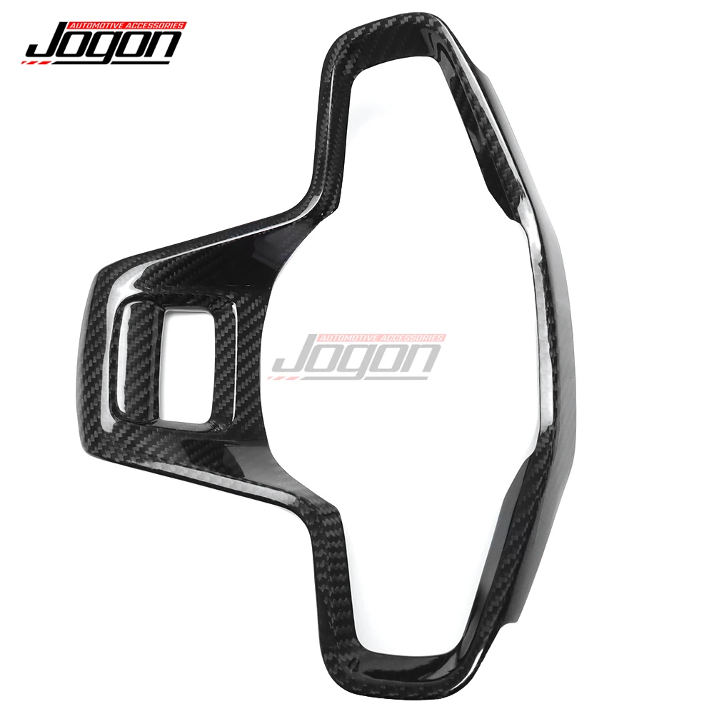 Real Carbon Fiber For Ford Bronco 2021 2022 2023 Car Interior Center Steering Wheel Button Frame Cover Sticker Trim Accessories