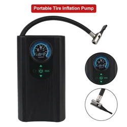 Electric Air Compressor Quick Inflating Handheld Air Pump for Motorbike Auto Bicycle 12V High Precision Motorcycle Tyre Inflator