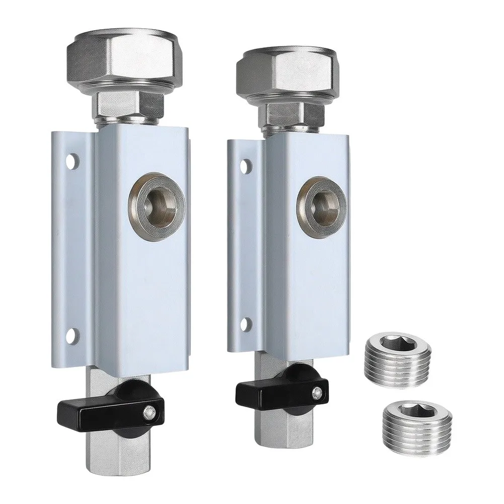 3/4 Inch Aluminum Valve Unit with Brass Fittings and Ball Valve Core Optimized for Long-Term Industrial Pipeline Use